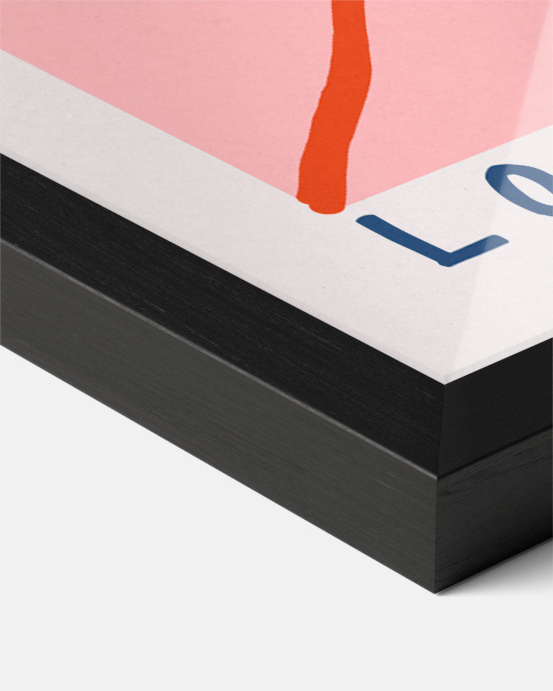 Romantische Brievenposter-WallArtistic