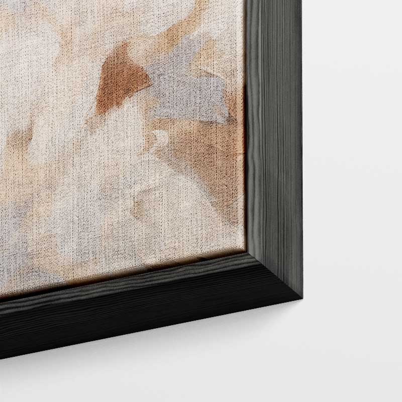 Bloemen in Neutrale Tinten Kunstwerk-canvas-dibond-plexiglas-wanddecoratie-WallArtistic