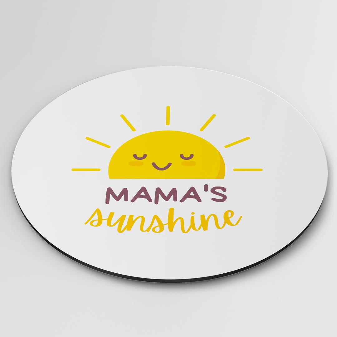 Mama's Zonnestraal Muurcirkel-WallArtistic