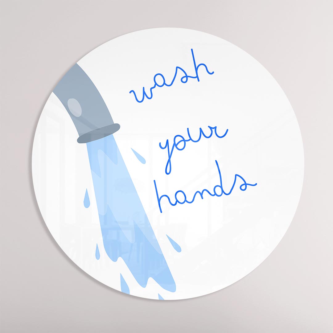 Handen Wassen Muurcirkel