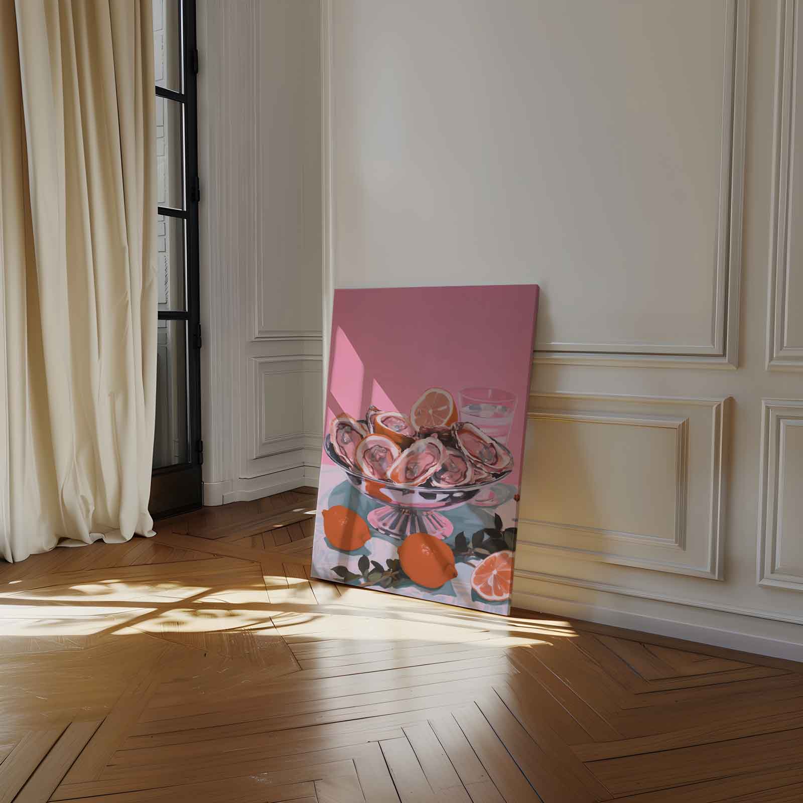 Kleurrijke Zeevruchtenverleiding Kunstwerk-canvas-dibond-plexiglas-wanddecoratie-WallArtistic