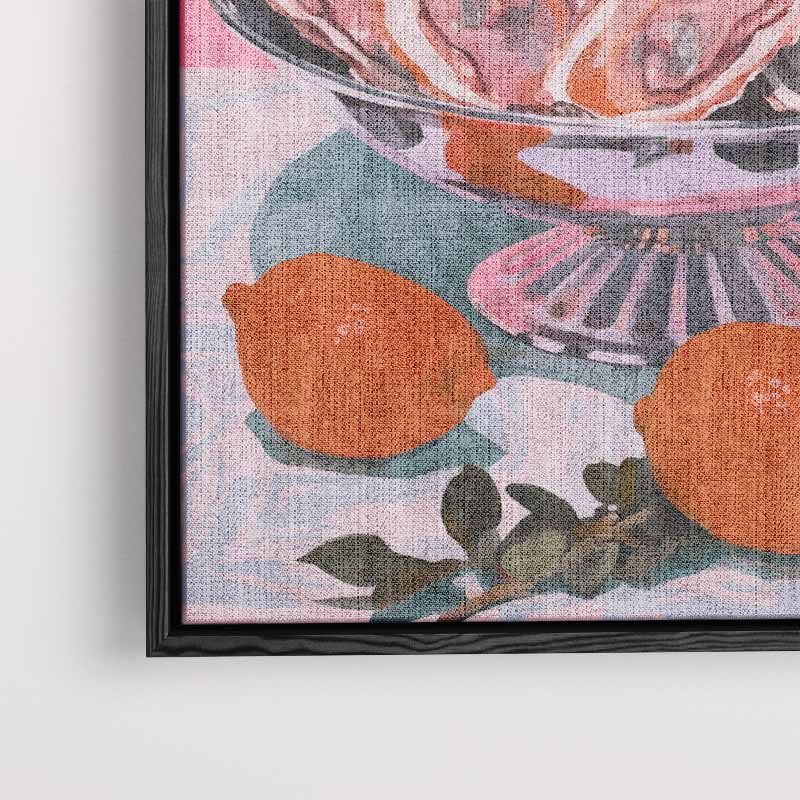 Kleurrijke Zeevruchtenverleiding Kunstwerk-canvas-dibond-plexiglas-wanddecoratie-WallArtistic