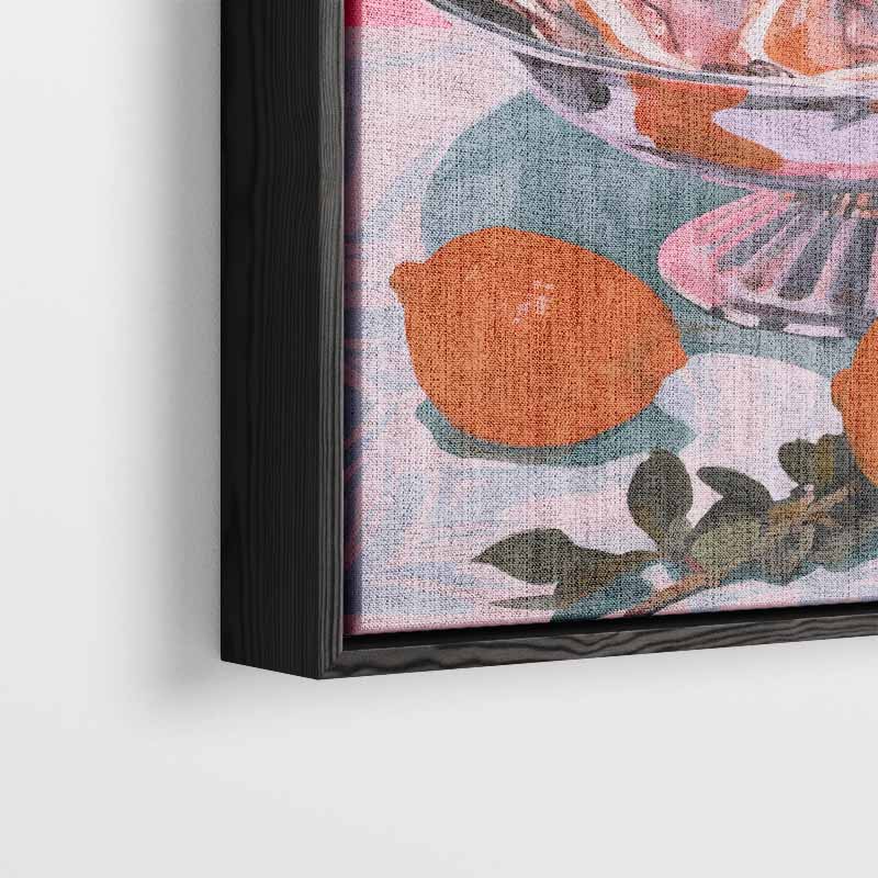 Kleurrijke Zeevruchtenverleiding Kunstwerk-canvas-dibond-plexiglas-wanddecoratie-WallArtistic