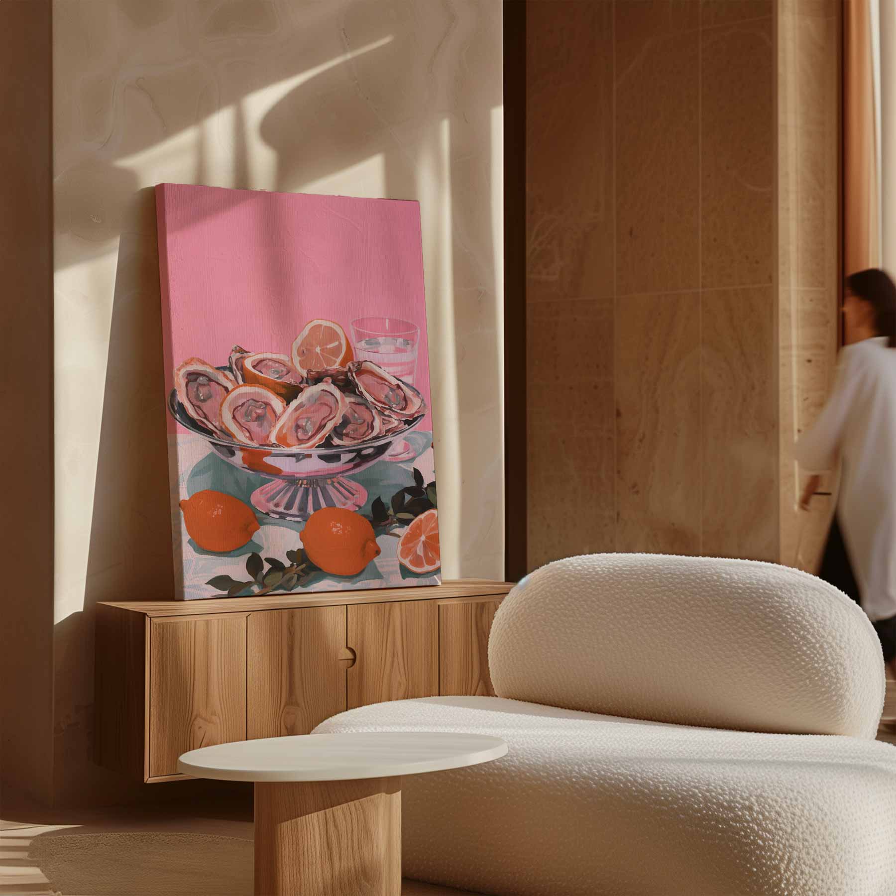 Kleurrijke Zeevruchtenverleiding Kunstwerk-canvas-dibond-plexiglas-wanddecoratie-WallArtistic