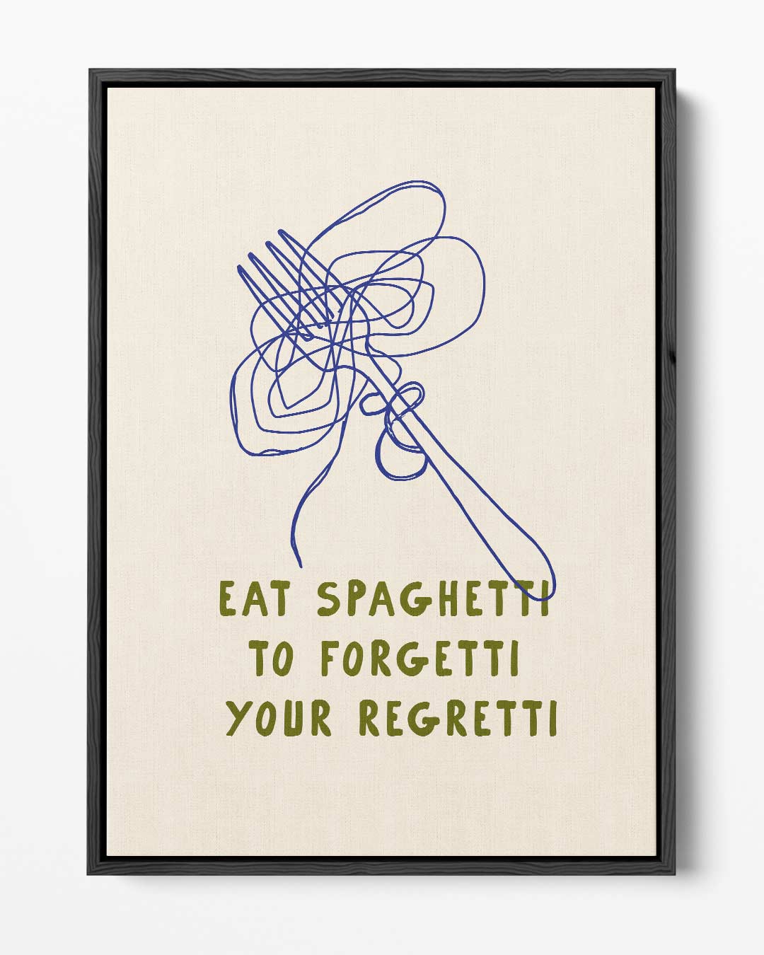 Spaghetti Vrolijkheid Poster