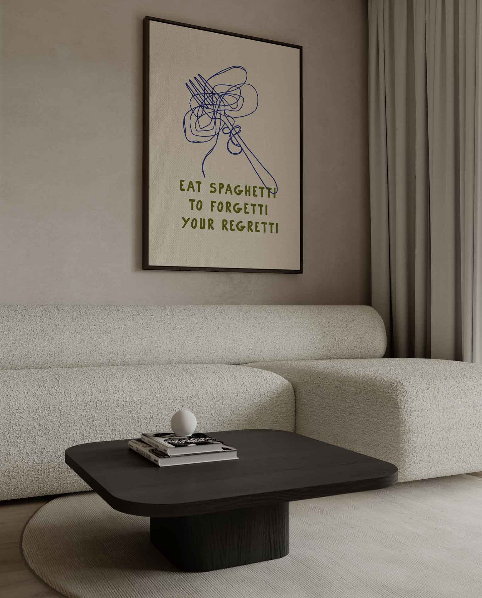 Spaghetti Vrolijkheid Poster