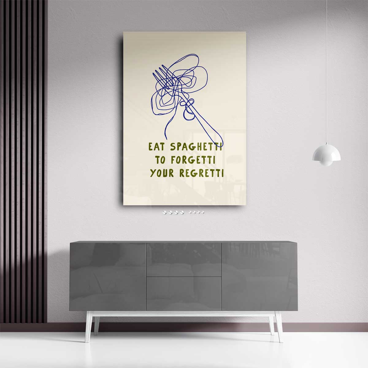 Spaghetti Vrolijkheid Poster