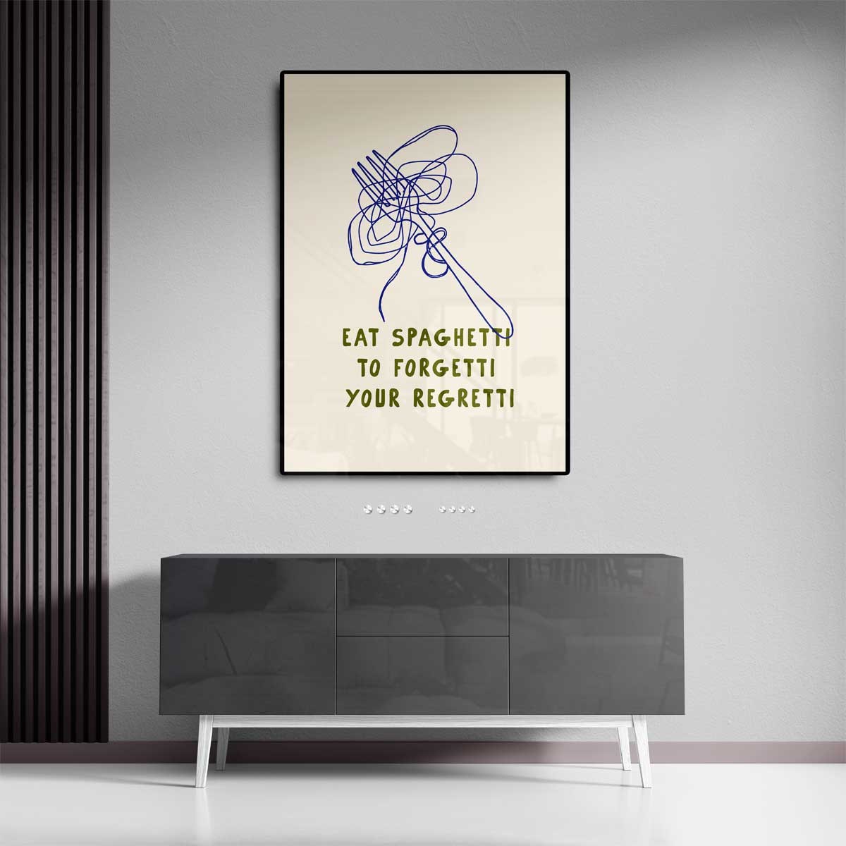 Spaghetti Vrolijkheid Poster