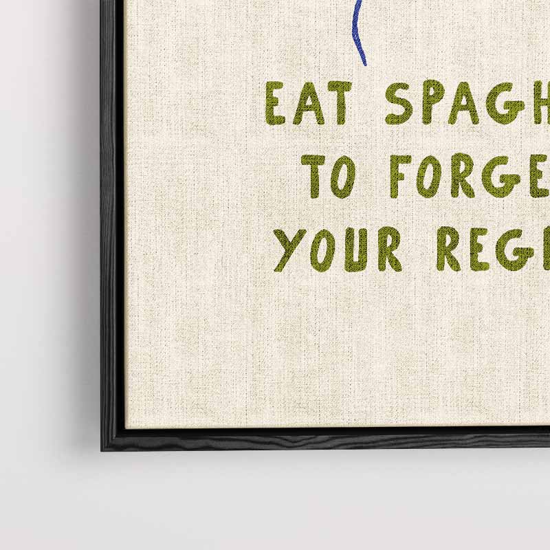 Spaghetti Vrolijkheid Poster