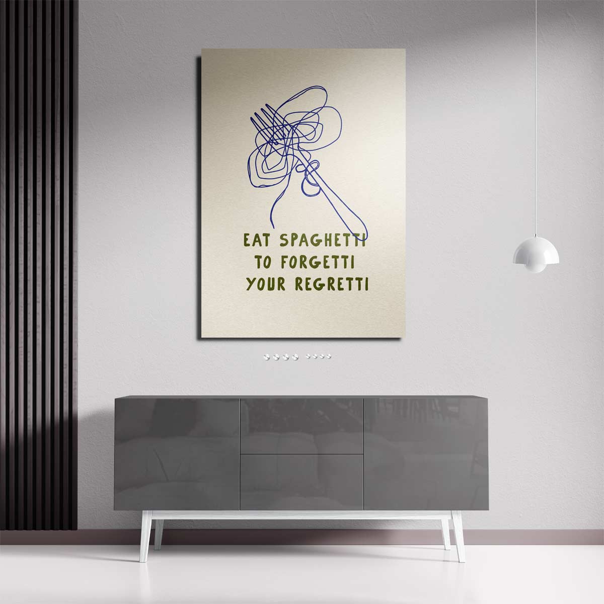 Spaghetti Vrolijkheid Poster