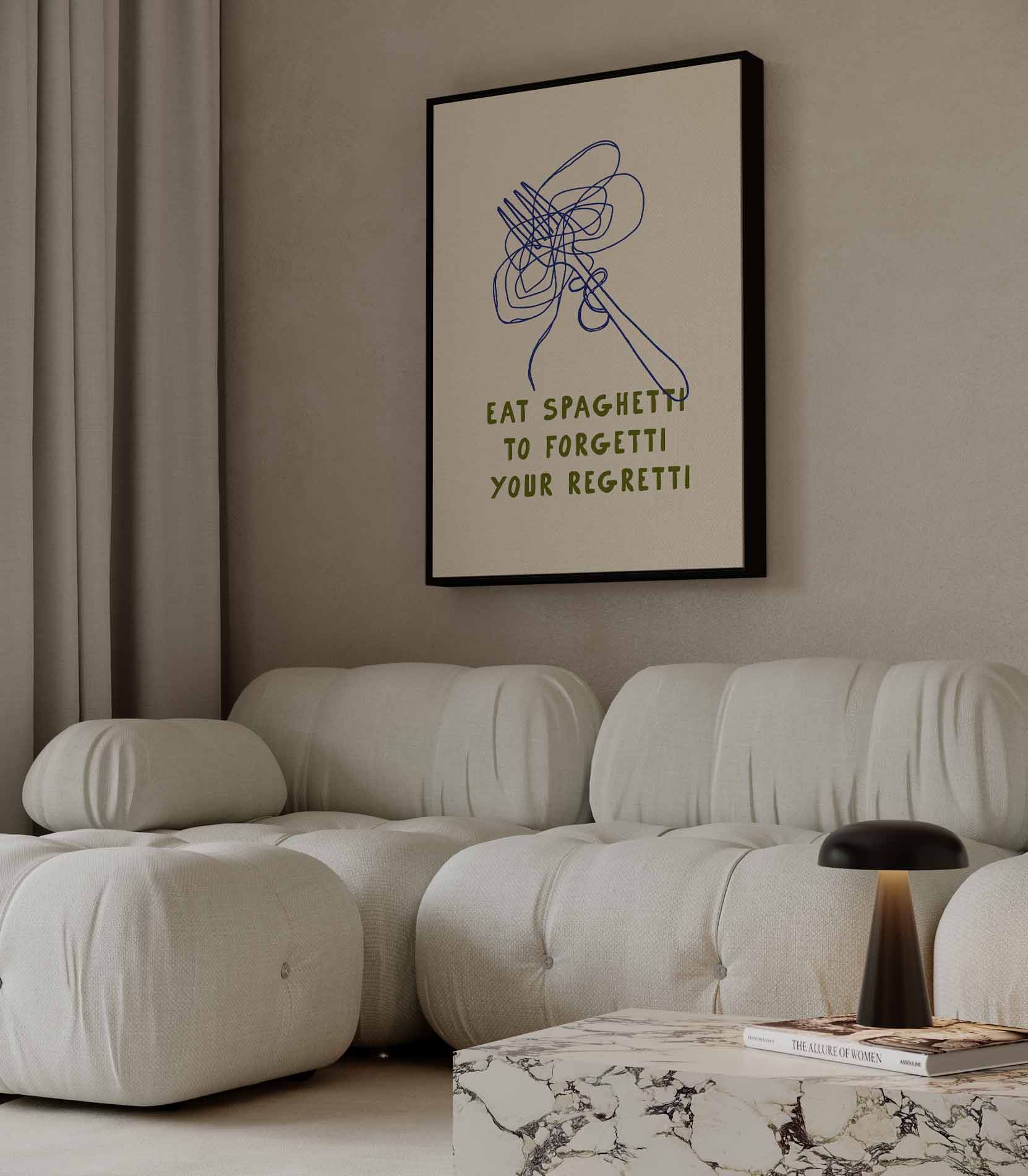 Spaghetti Vrolijkheid Poster