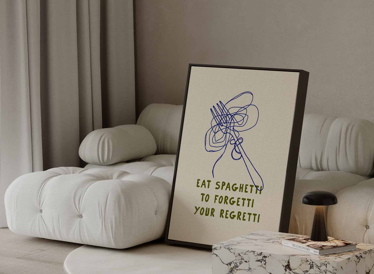 Spaghetti Vrolijkheid Poster
