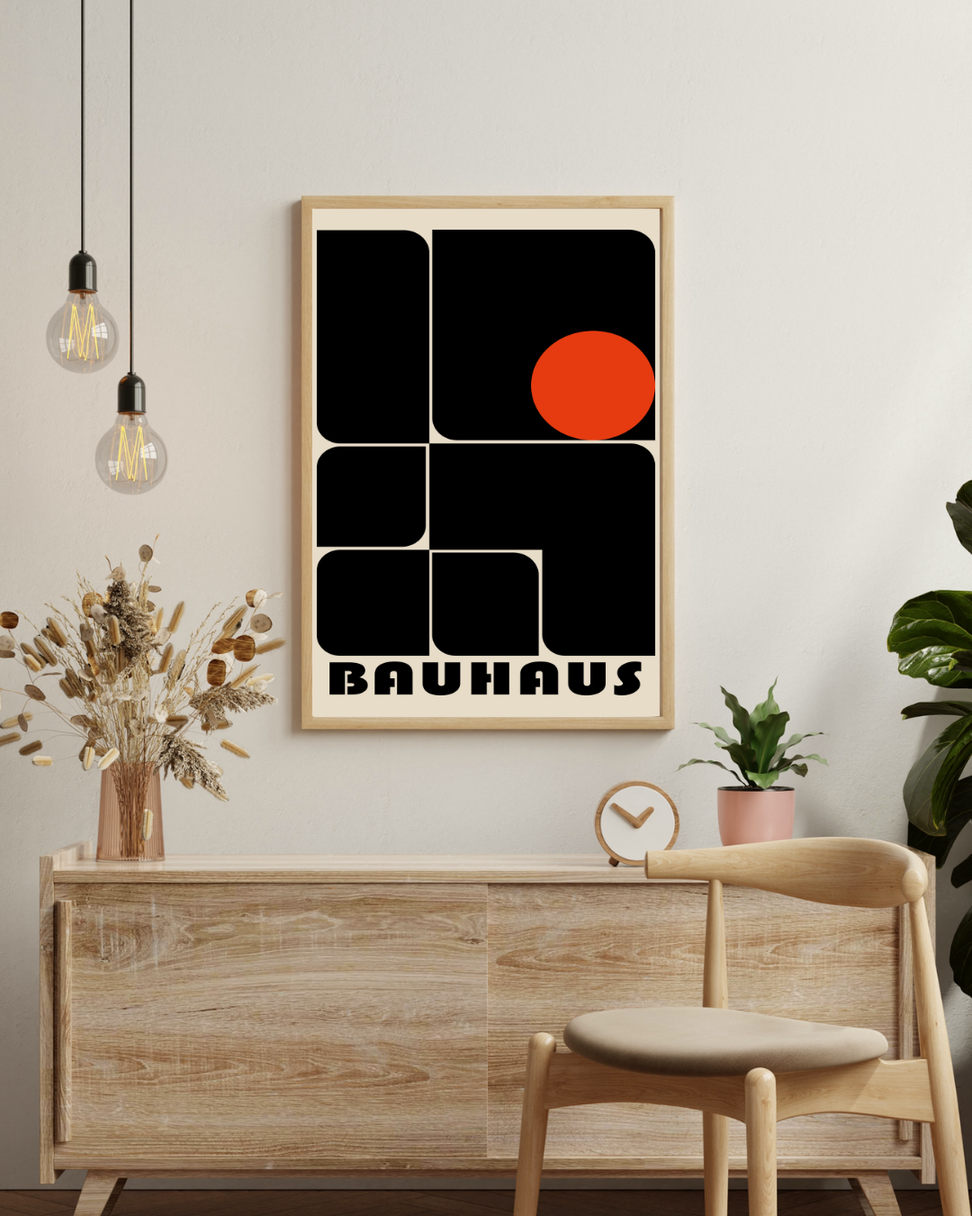 Bauhaus Red Dot Poster