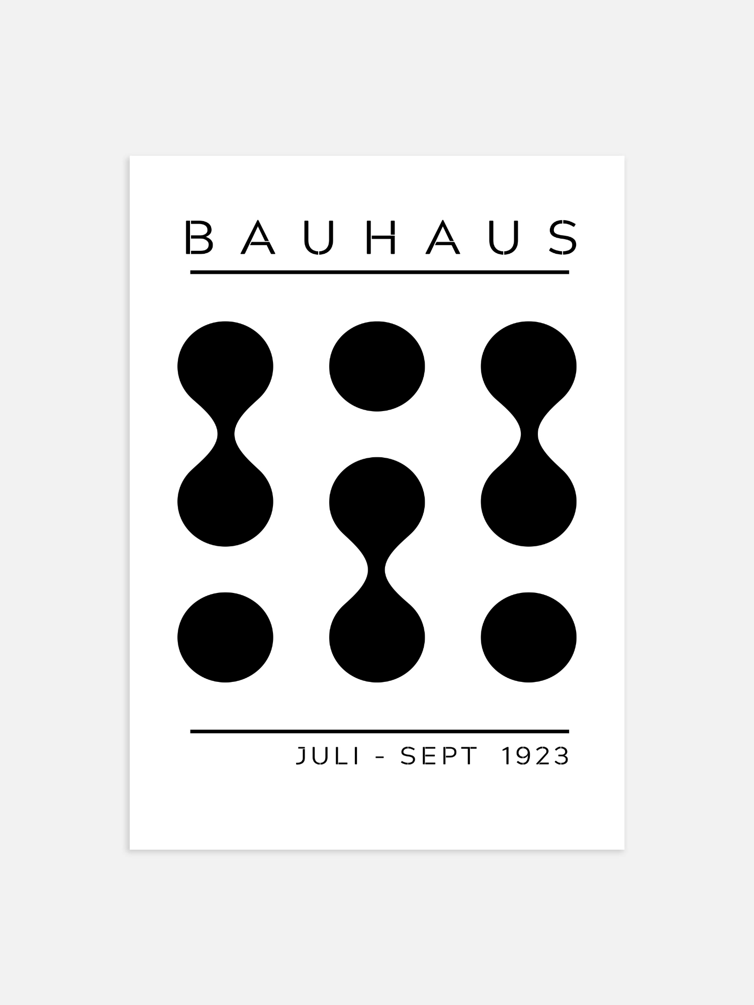 Bauhaus July -Sept 1923 Poster