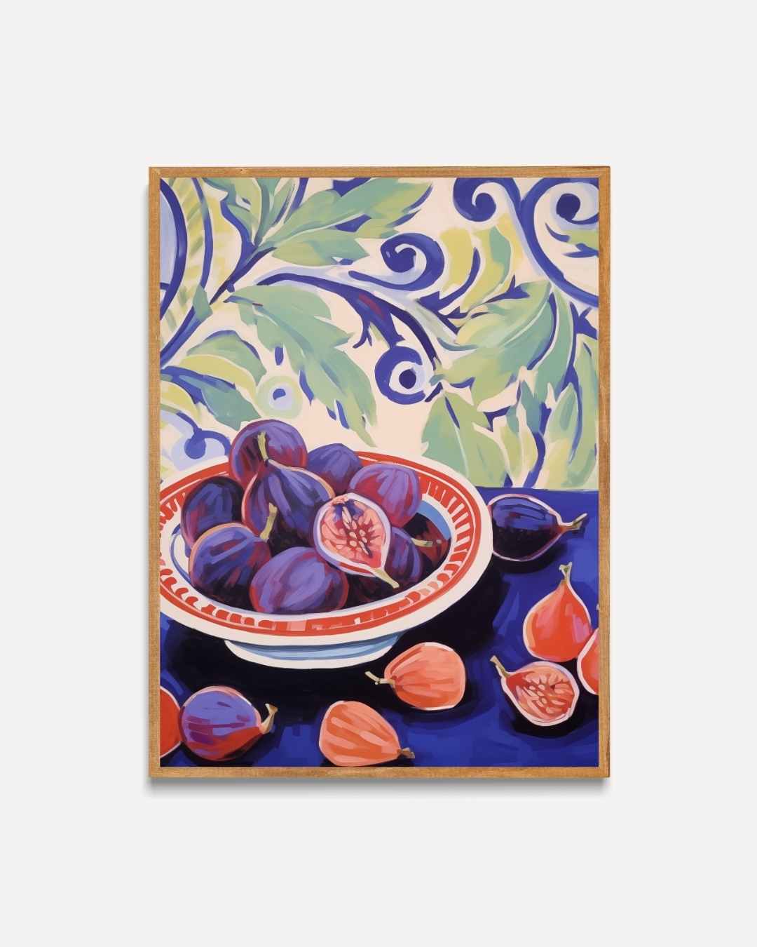 Fruity Figs Illustration Poster