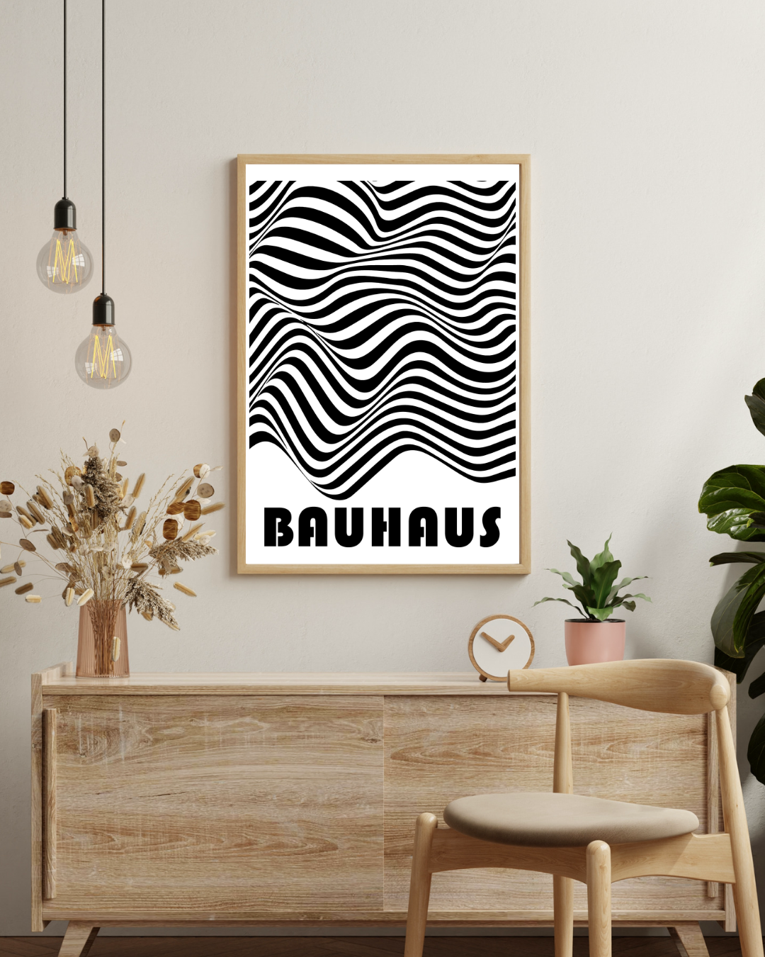 Bauhaus zebra Poster