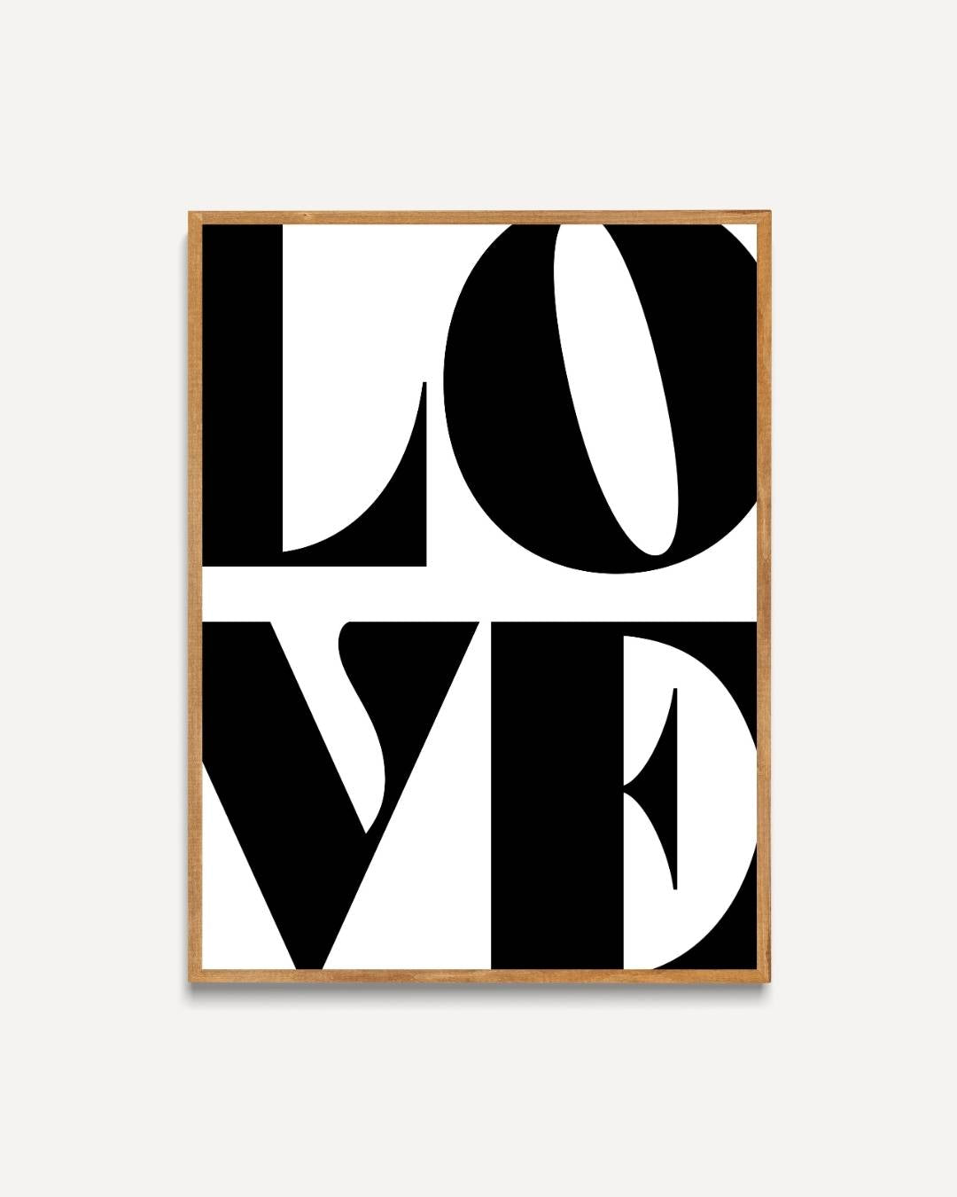 Love typografie Poster