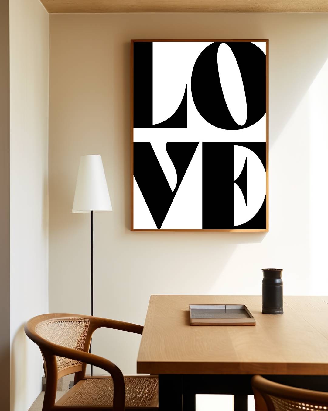 Love typografie Poster