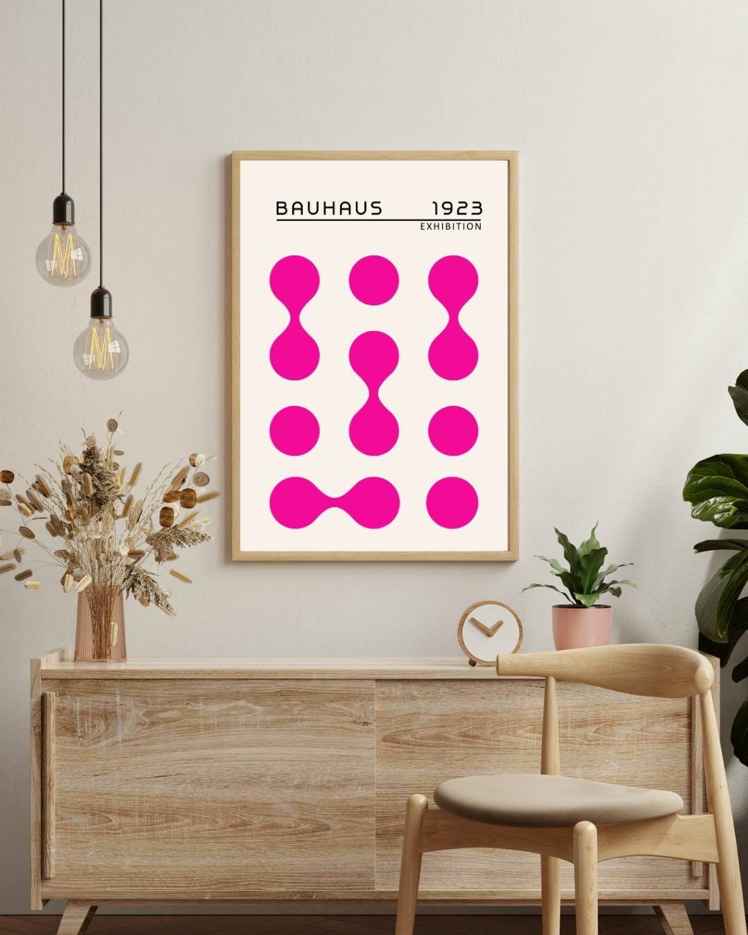Bauhaus pink Poster