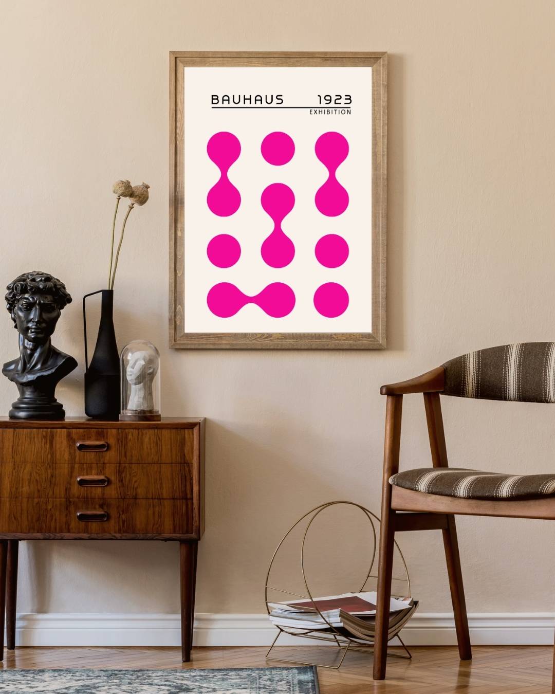 Bauhaus pink Poster