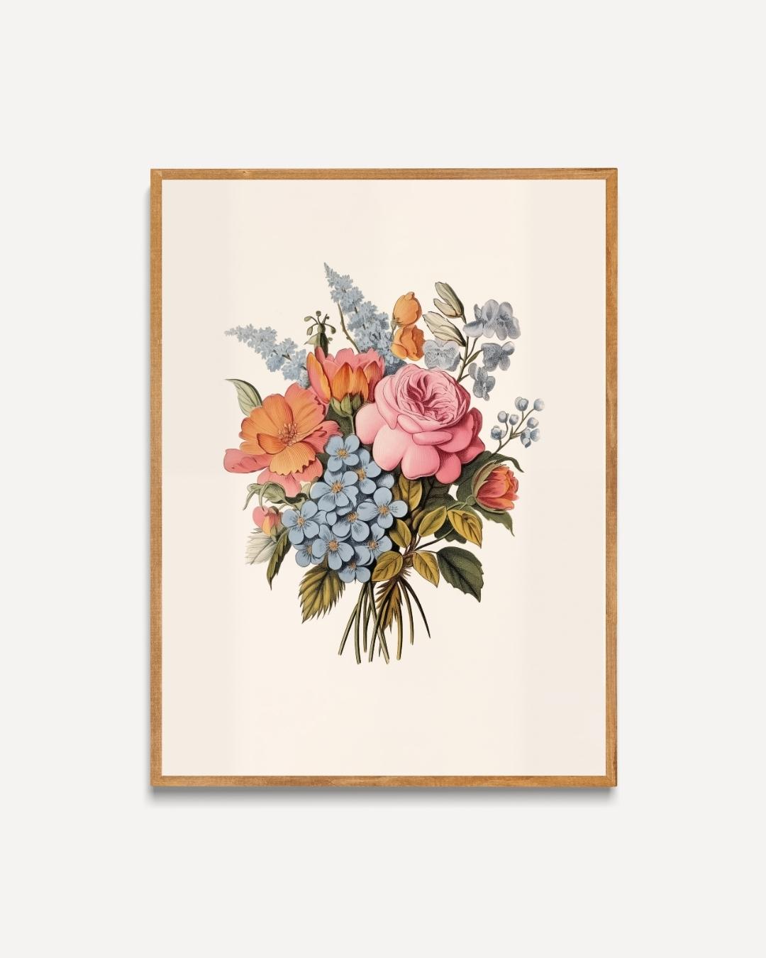 Classic Flower Bouquet Poster