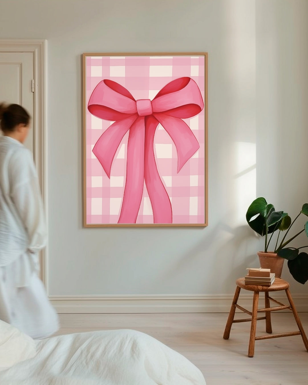 Pink Bow Poster