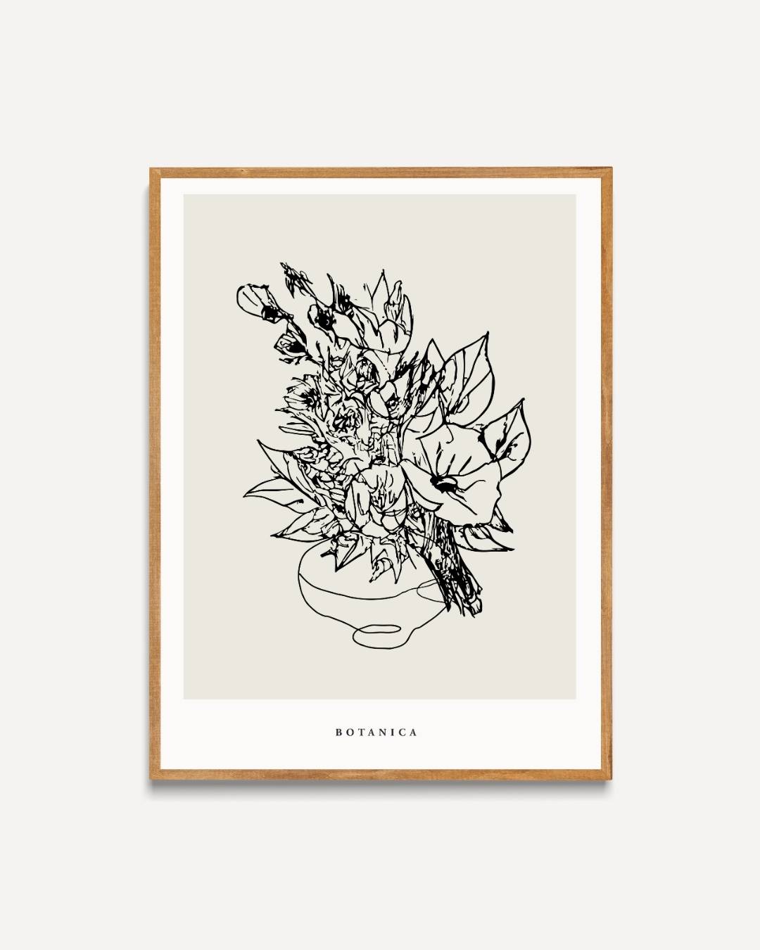 Botanica bloemen Poster