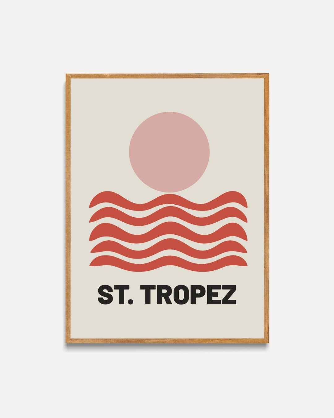 St. Tropez Zonsondergang Poster