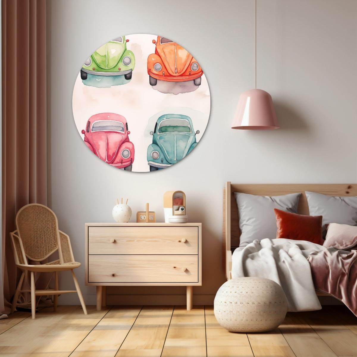 Beetle Cars Wall Circle 