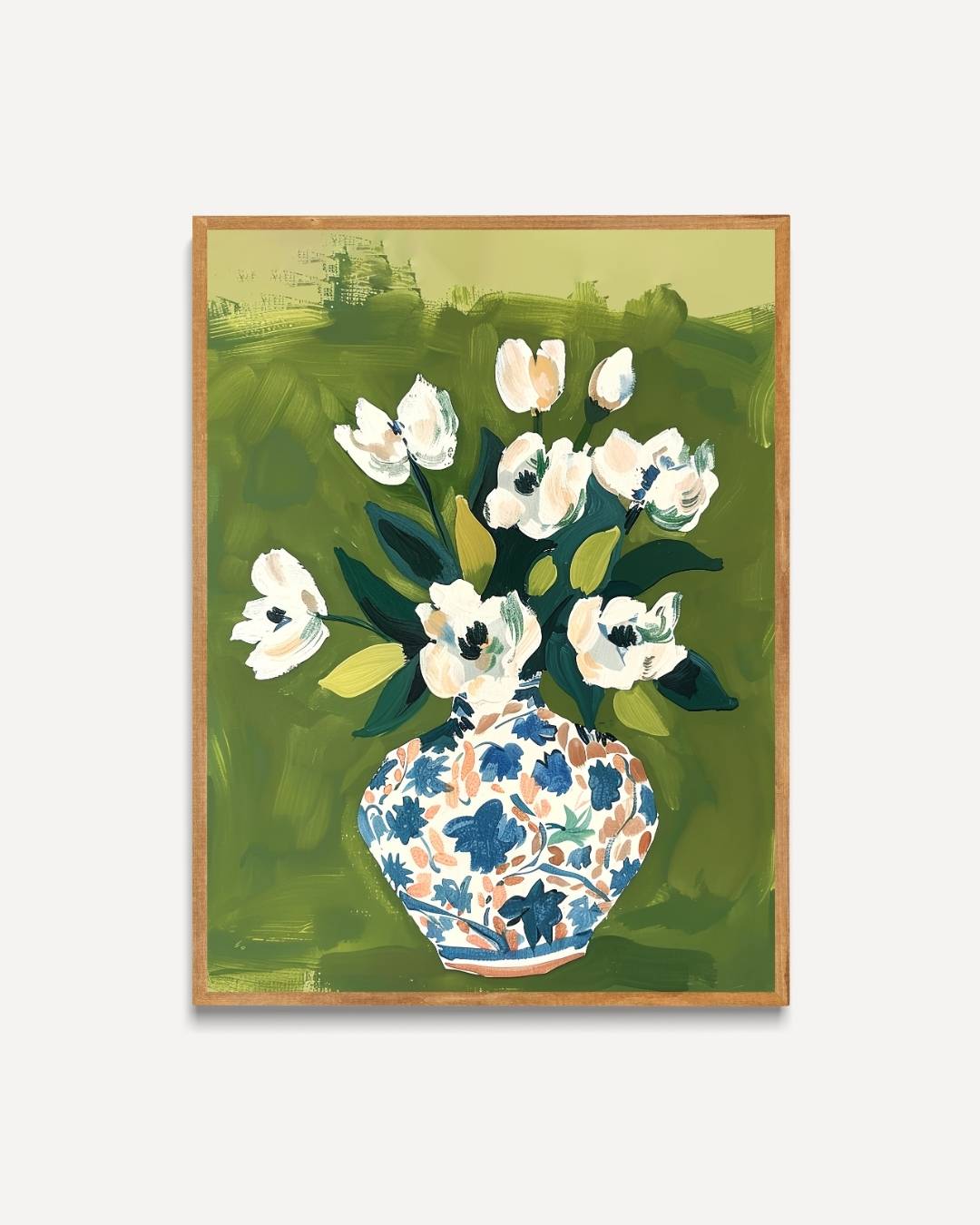 Bloemen in vaas Poster