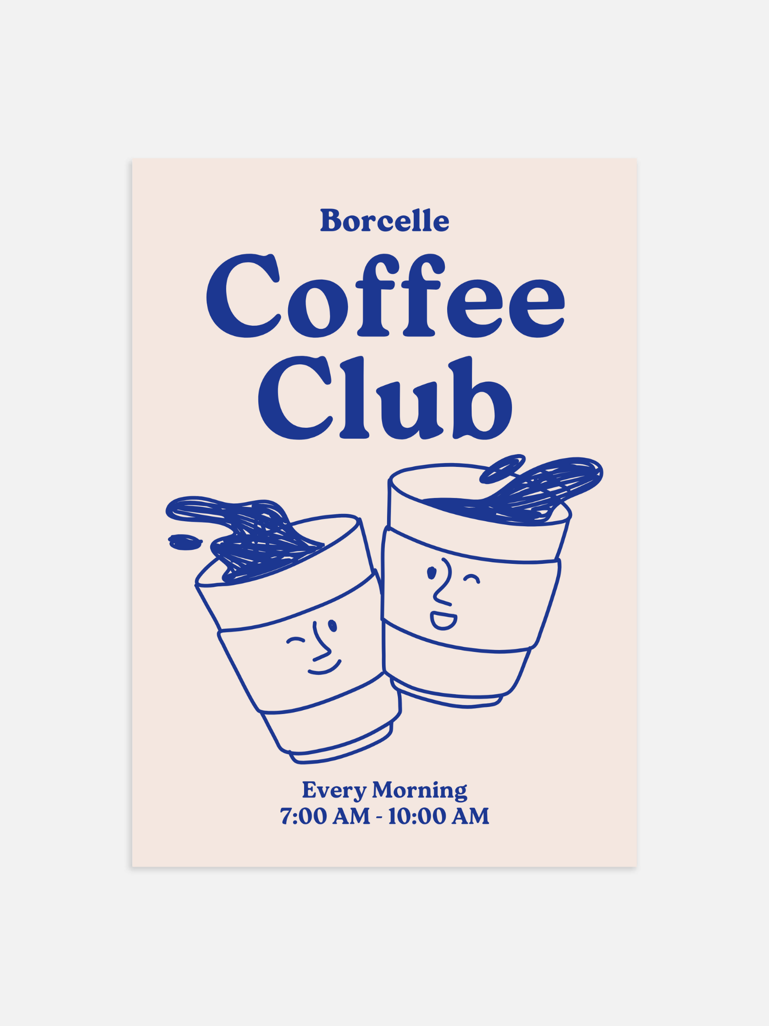 Kaffeeclub-Poster