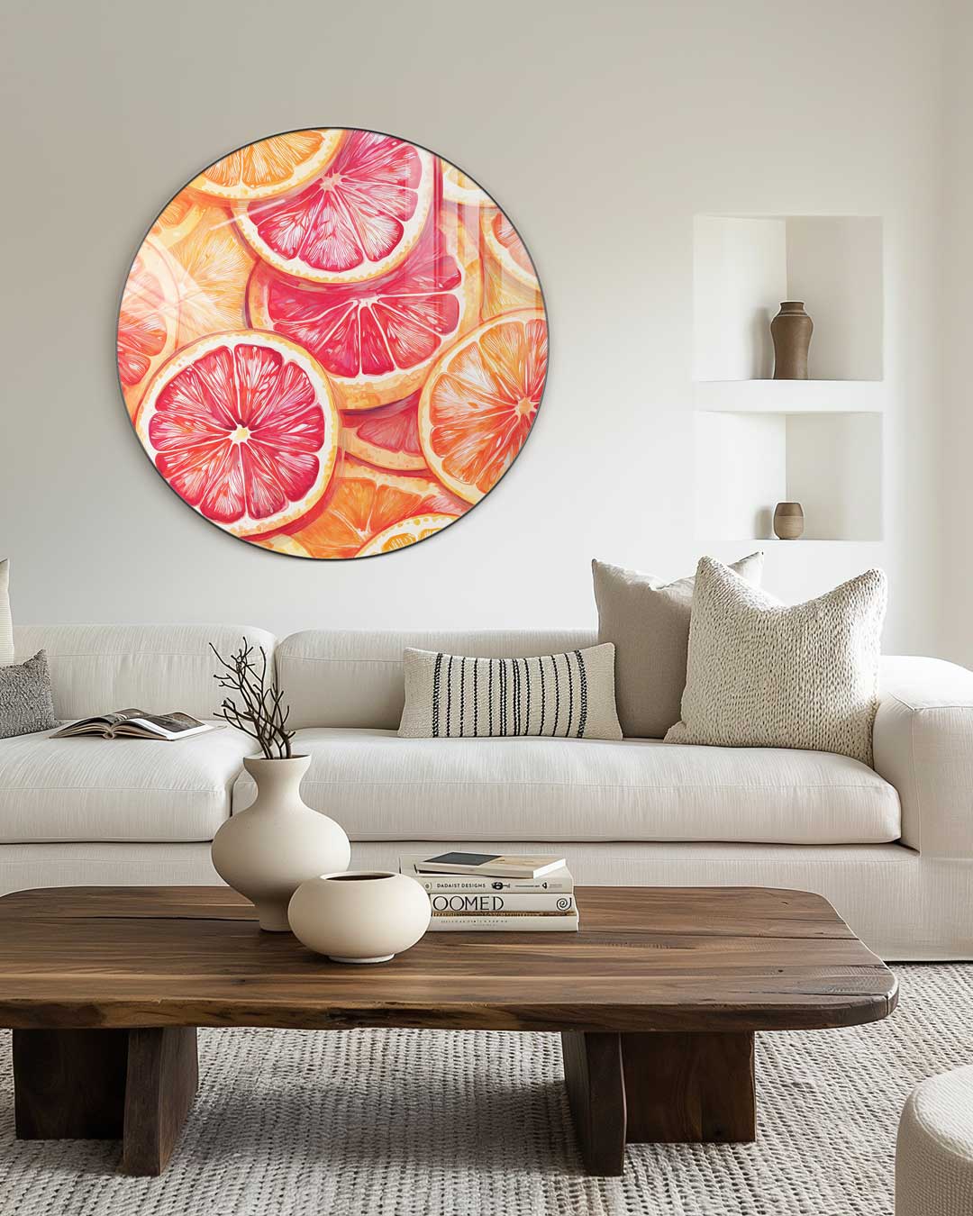 Citrusdromen Muurcirkel-WallArtistic