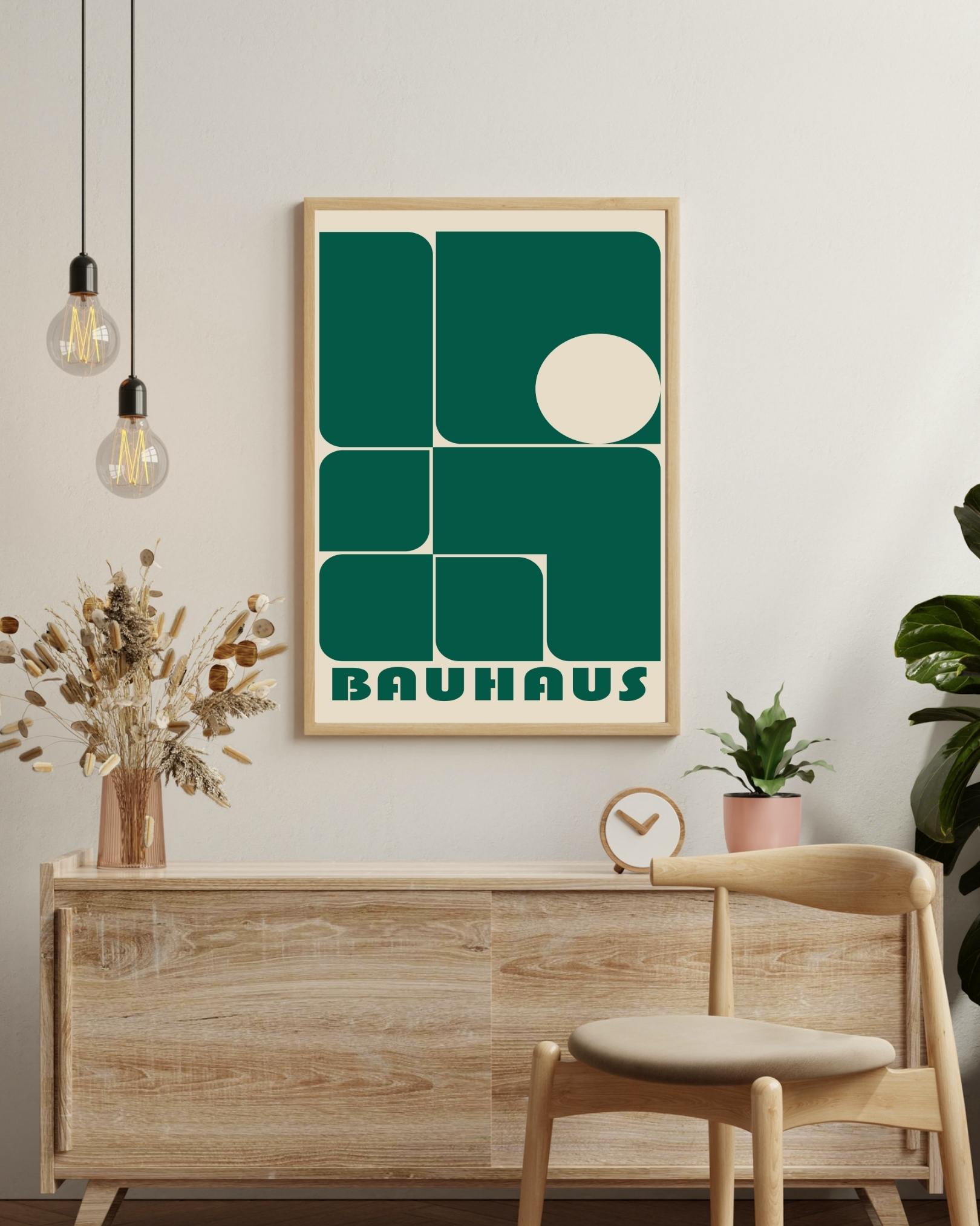 Bauhaus green 1919 Poster