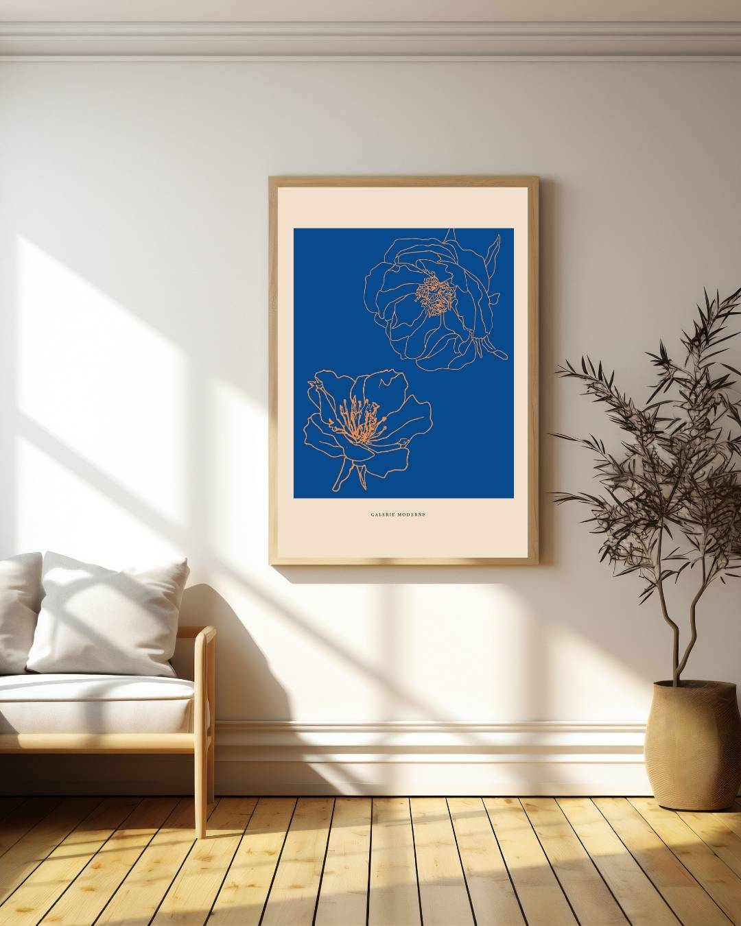 Twee bloemen Poster