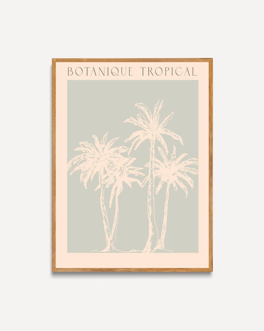 Botanique tropical palmbomen poster