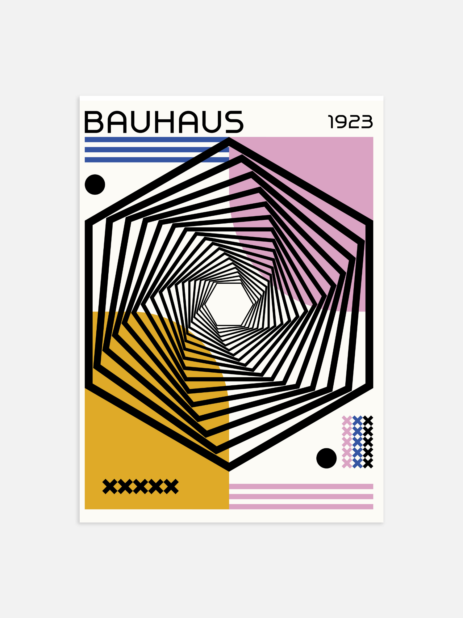 Bauhaus-Spinnennetz-Poster