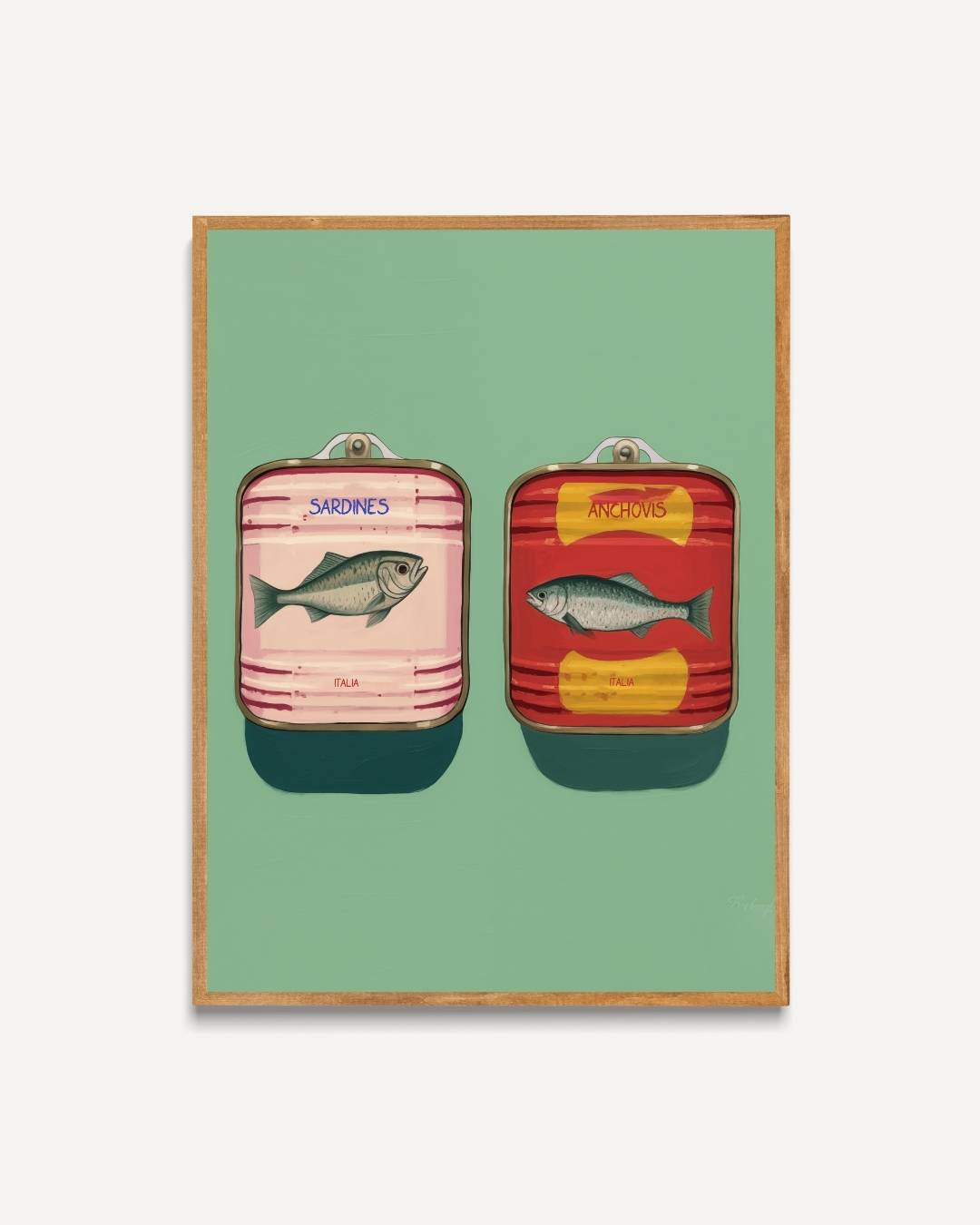 Sardines en anchovis Poster