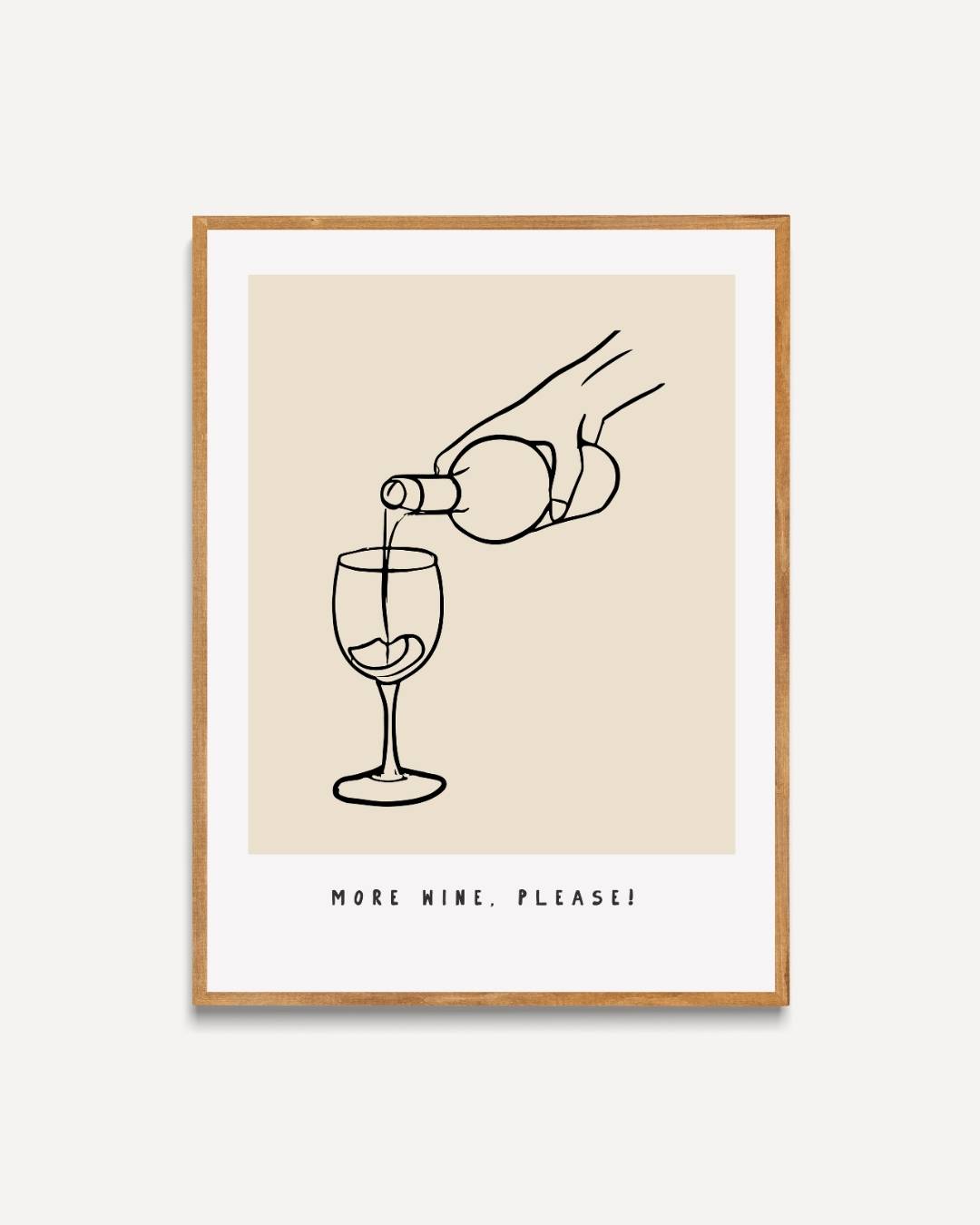 More wine pouring Poster