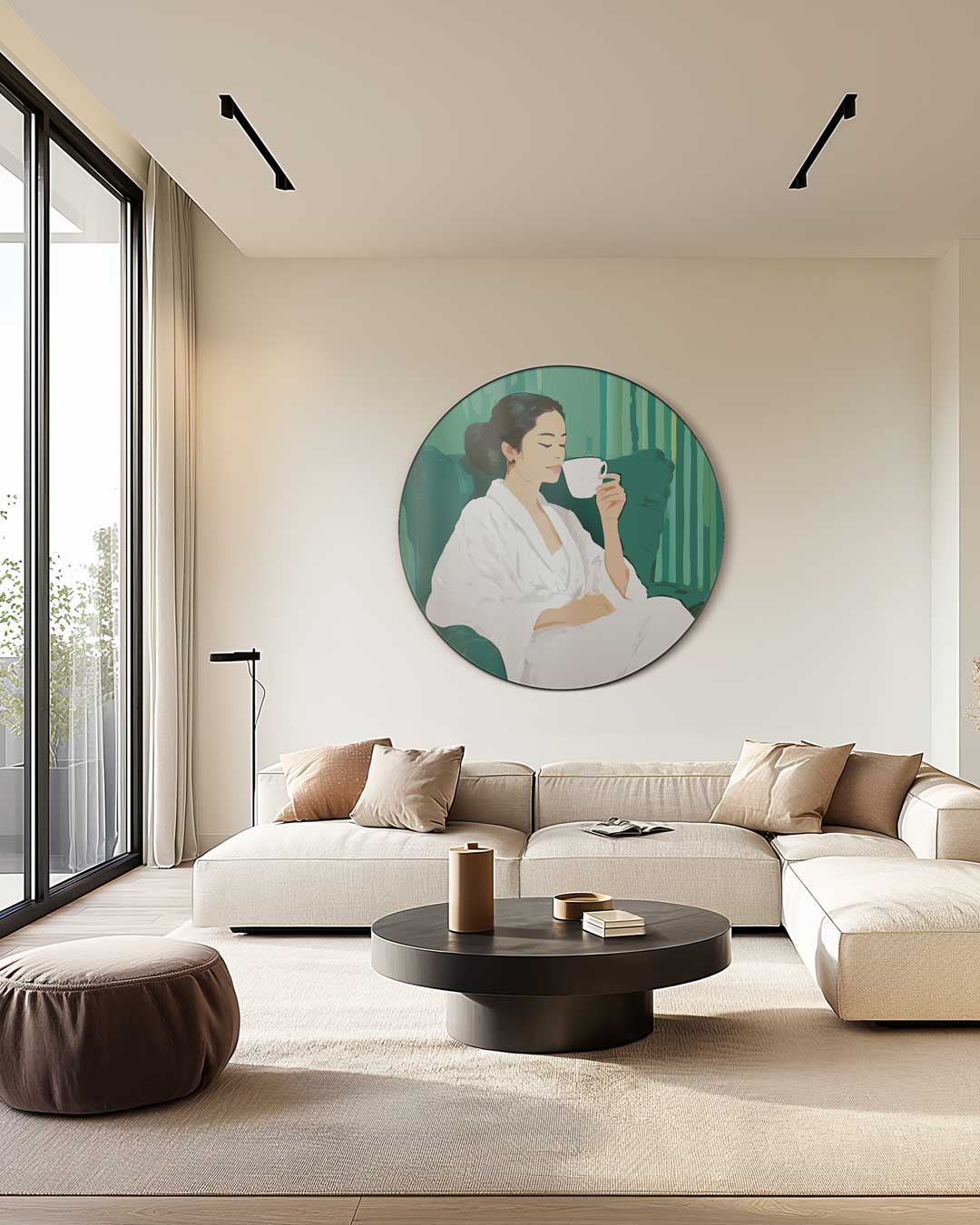 Zen Moment Muurcirkel-WallArtistic