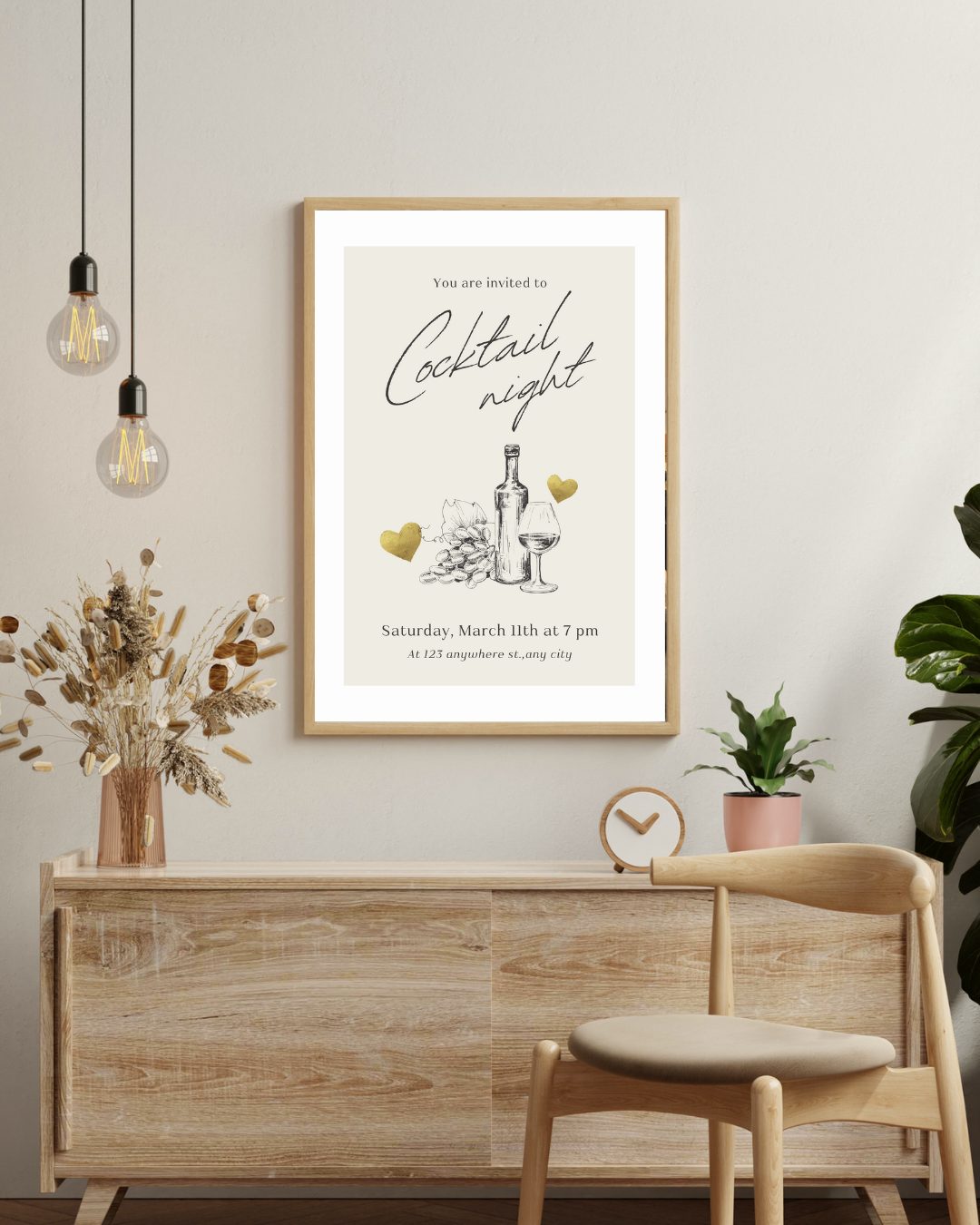 Cocktail night Poster