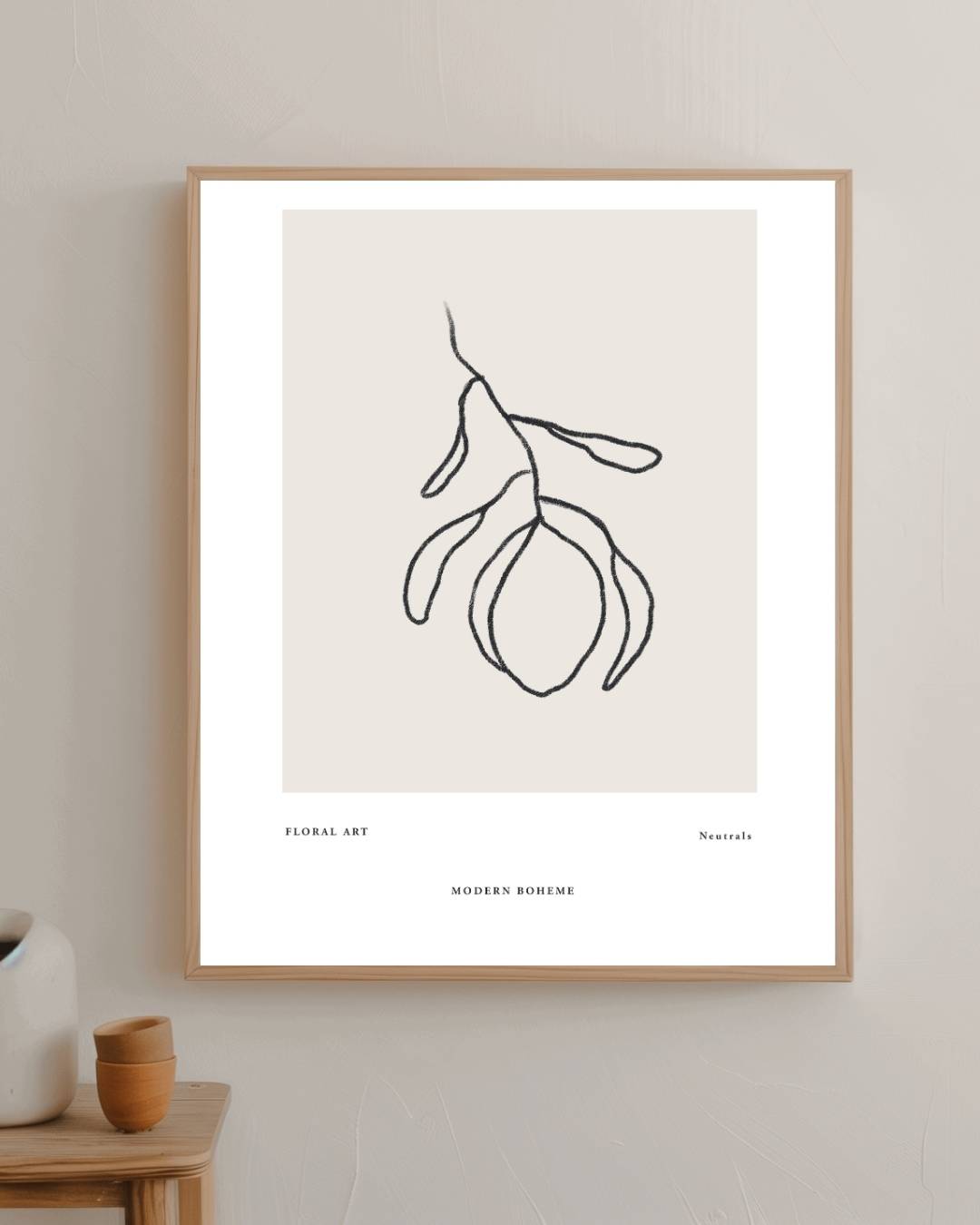 Floral art Poster