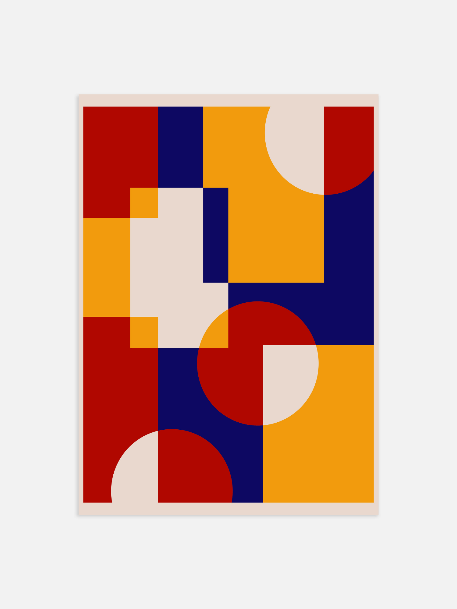 Bauhaus cirkel Poster