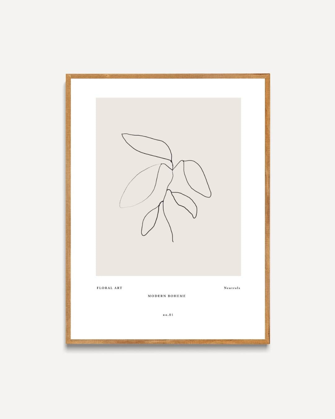 Botanische bloemen Poster