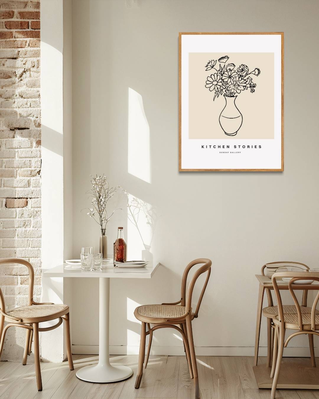 Bloemenvaas kitchen stories Poster