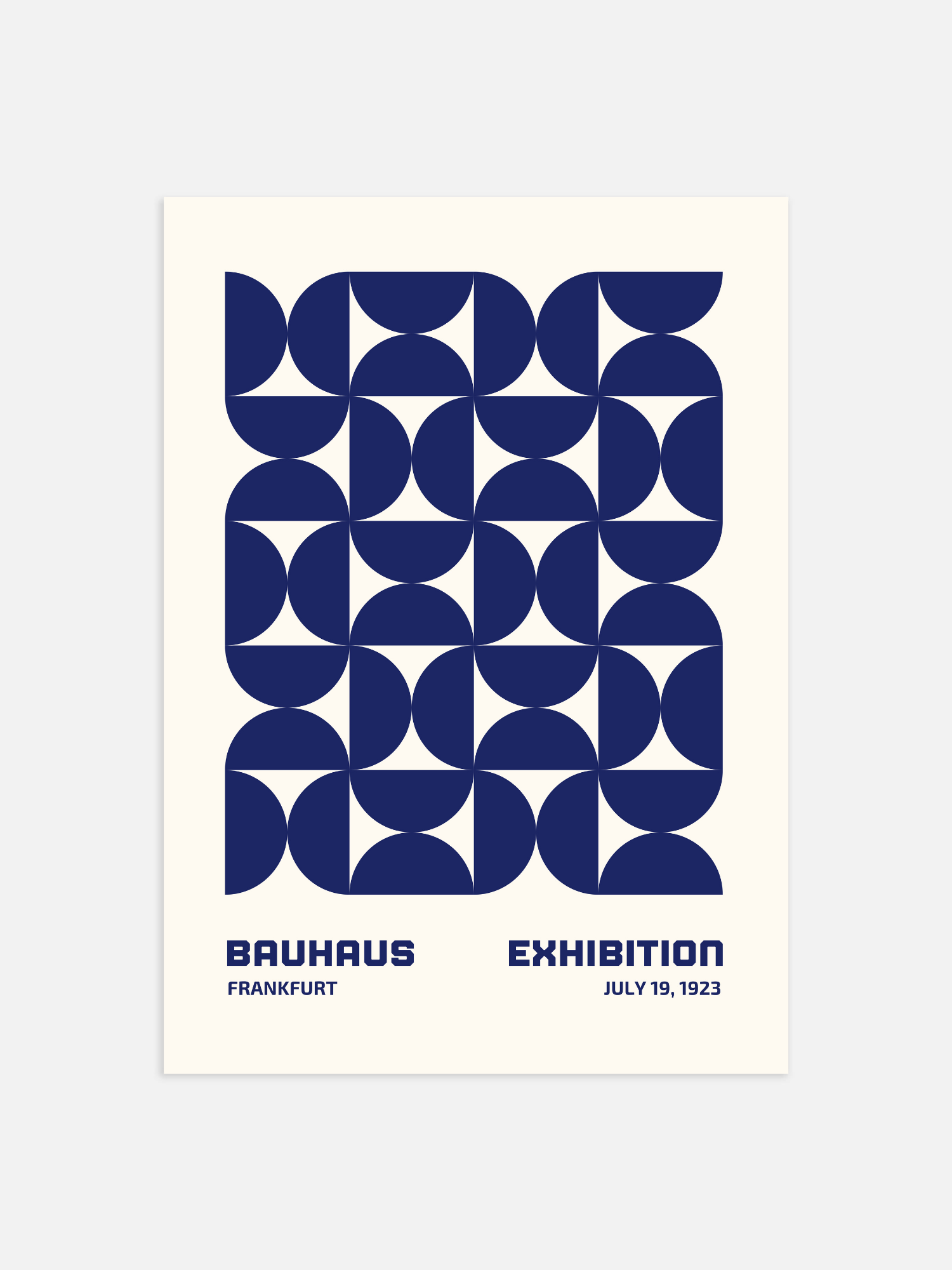 Bauhaus Frankfurt Poster