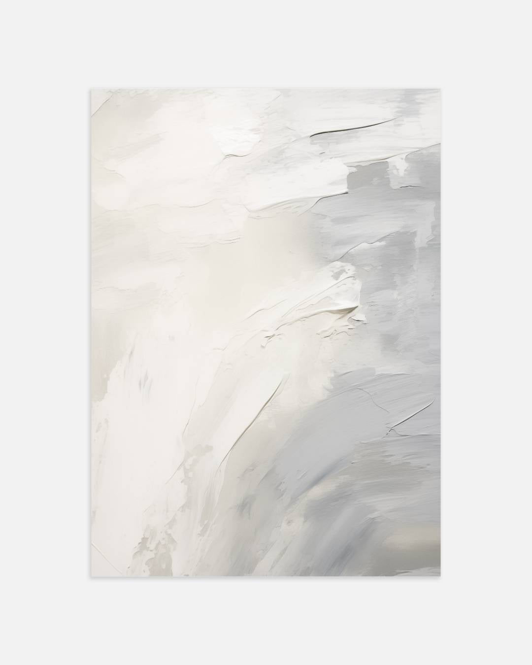 Abstracte witte texturen Poster