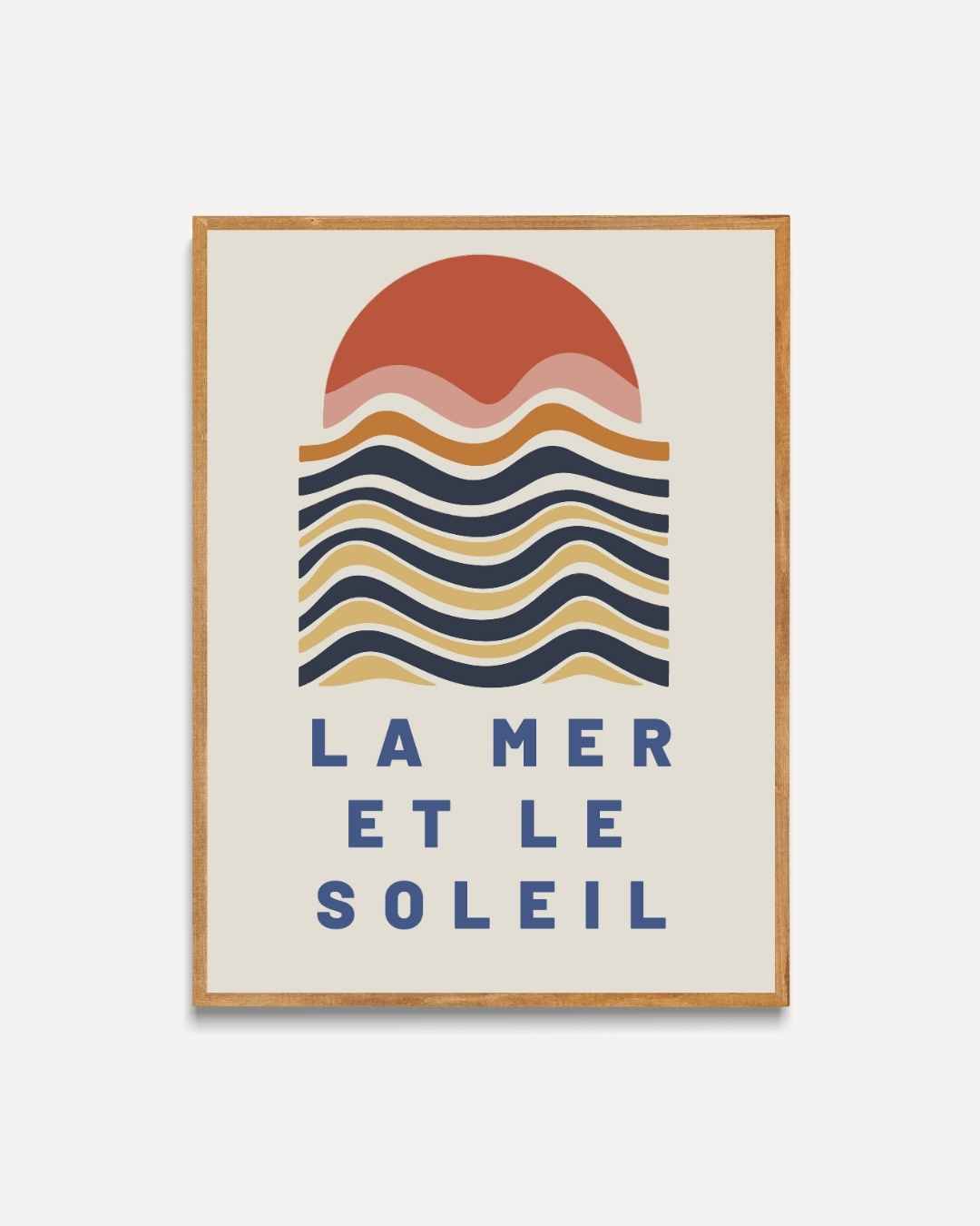 La Mer et le Soleil Poster