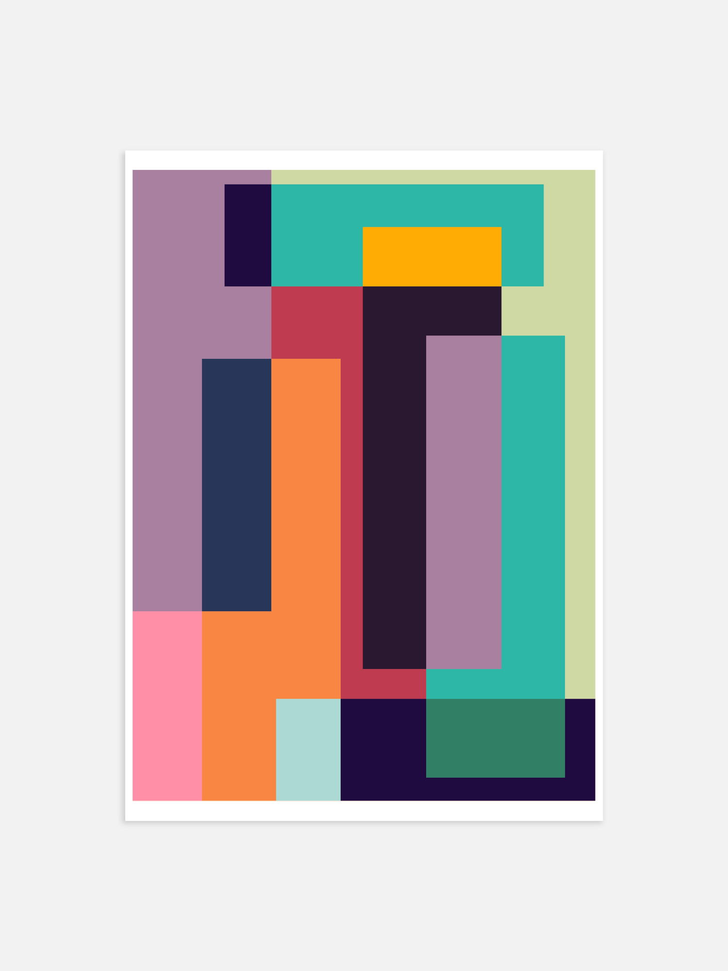 Bauhaus modern stijl Poster