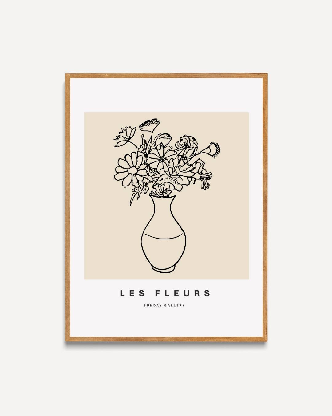 Les fleurs Poster