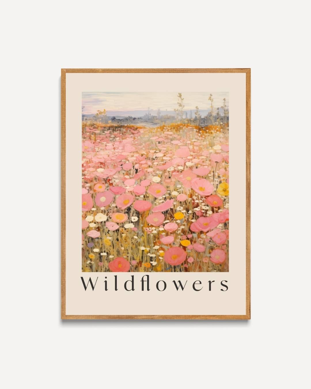 Wildflowers bloemenveld Poster